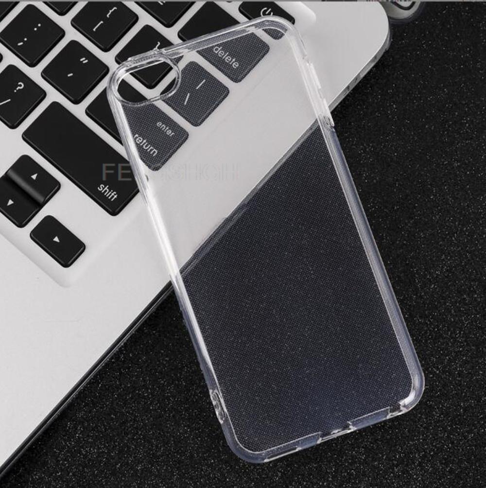 Zachte 7 transparante tpu-telefoonhoes voor apple ipod touch 5 6 siliconen hoesje met gehard glazen schermbeschermer voor ipod touch 6th 5th: Aluminium / Zwart