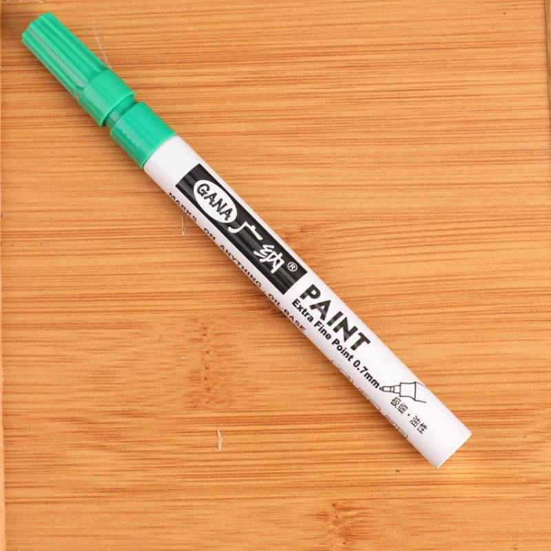 1pc metalliske tuschpenne 8 farver til vælg 0.7 mm ekstra fine point malertusch, giftfri permanent tuschpen diy art markør
