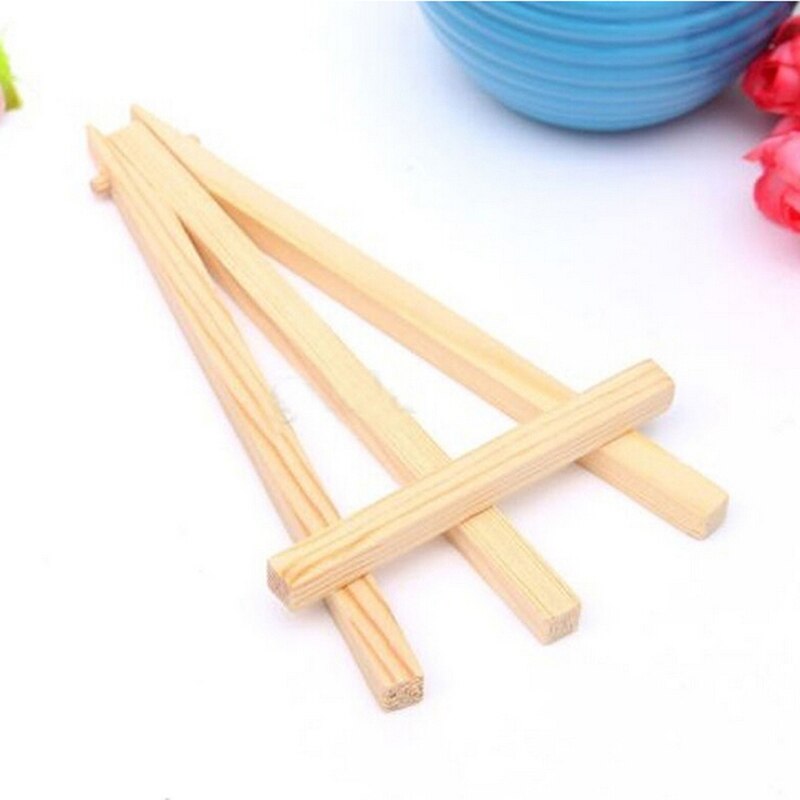 8*15cm 5 Stck Mini Künstler Holz Staffelei Holz Hochzeit Tisch Karte Stand Anzeige Halfter Für Party Dekoration