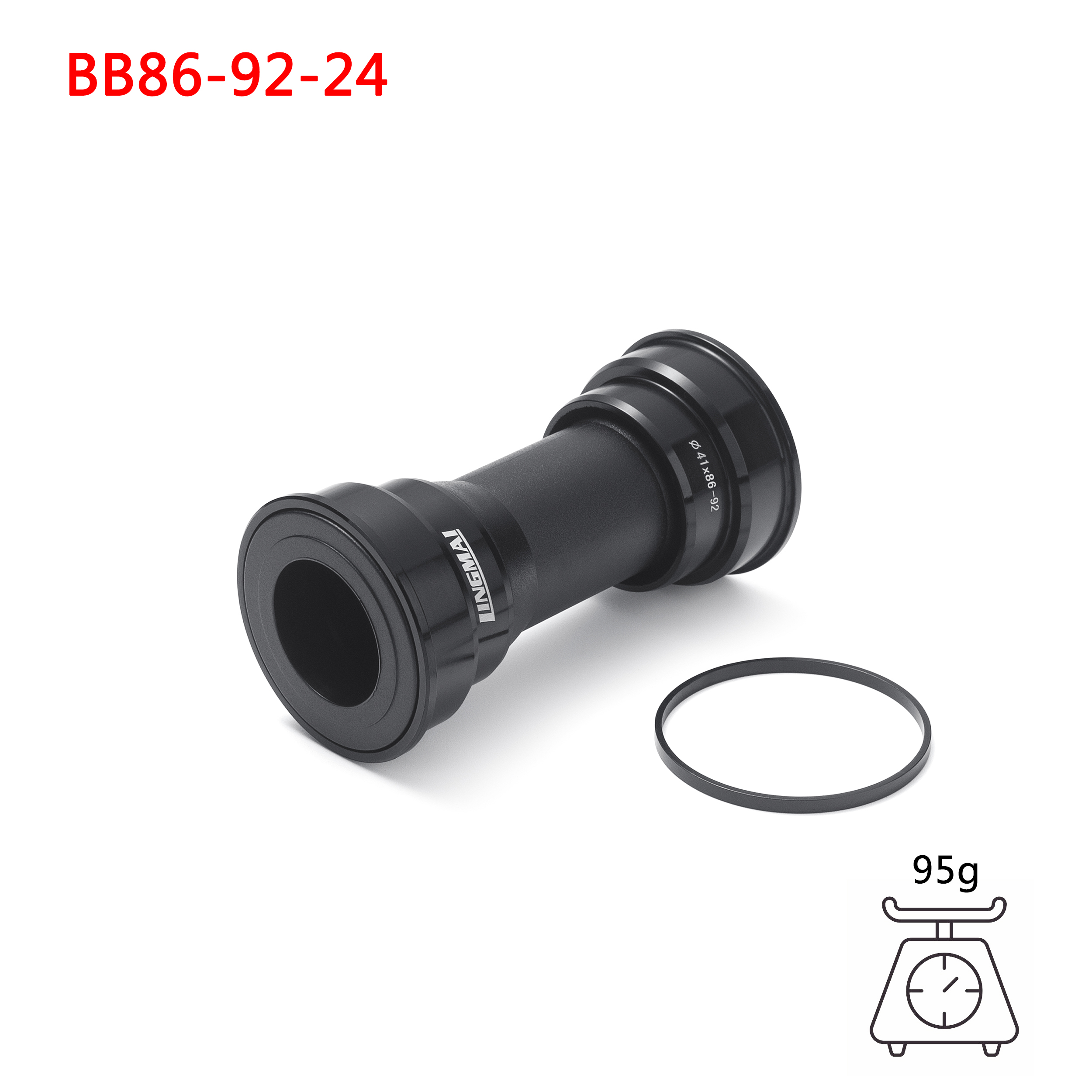 Suporte inferior de bicicleta, rolamento cerâmico bb pf30 bb86 bb386 bb30 para mountain road bike, movimento central dub: Verde