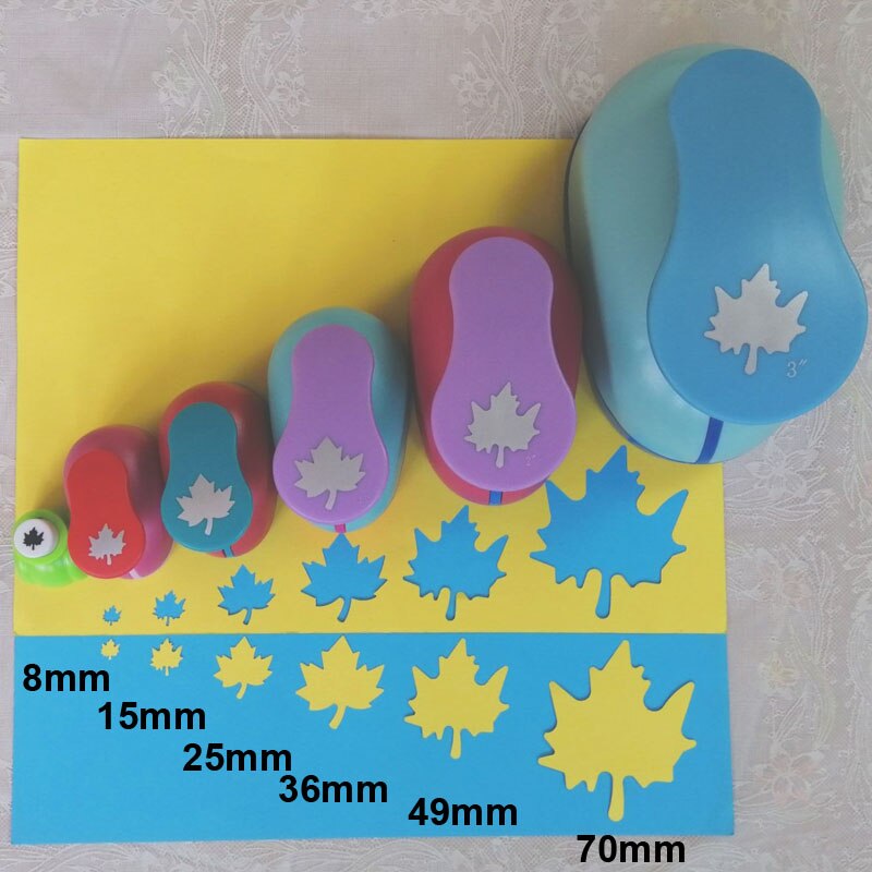 Freesship leaves 16mm 25mm 35mm 48mm craft punch twig leaf Punch Craft Scrapbooking Paper Puncher Tree Shaped Punches: 5pcs Four Leaf