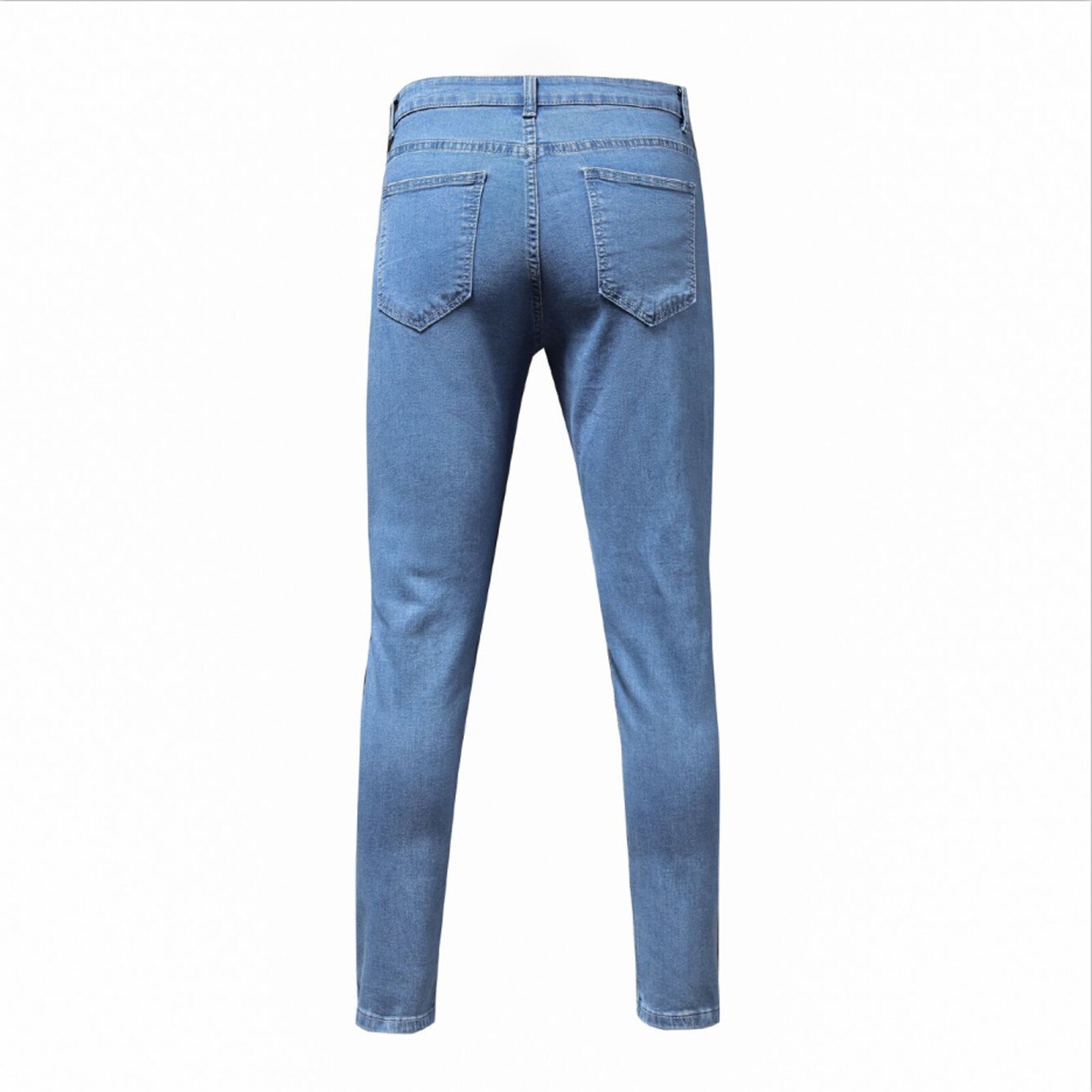 Men's Sweatpants Spring Autumn Men's Pencil Jeans Male Ripped Skinny Trousers Slim Biker Outwears Pants Plus Size Jeans