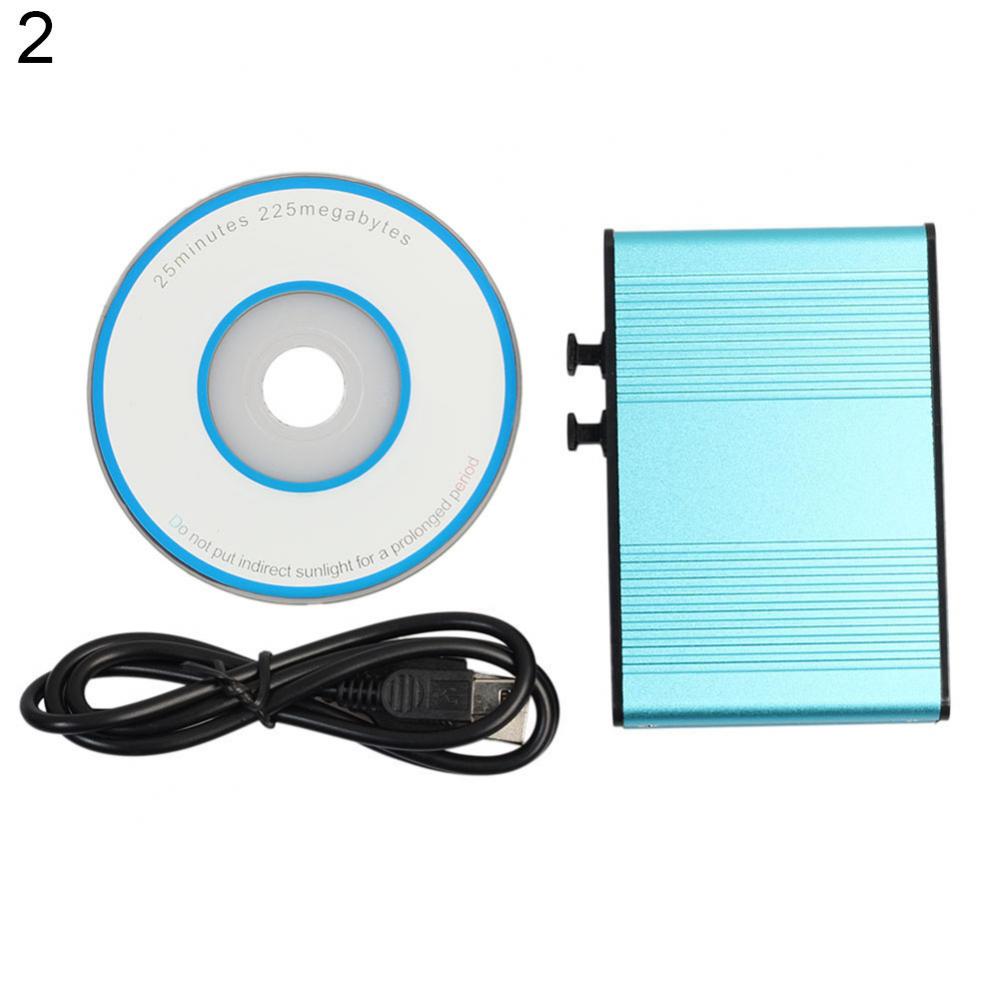 USB 6 Channel 5.1 Surround External Sound Card PC Laptop Desktop Tablet Audio Optical Adapter Card: white