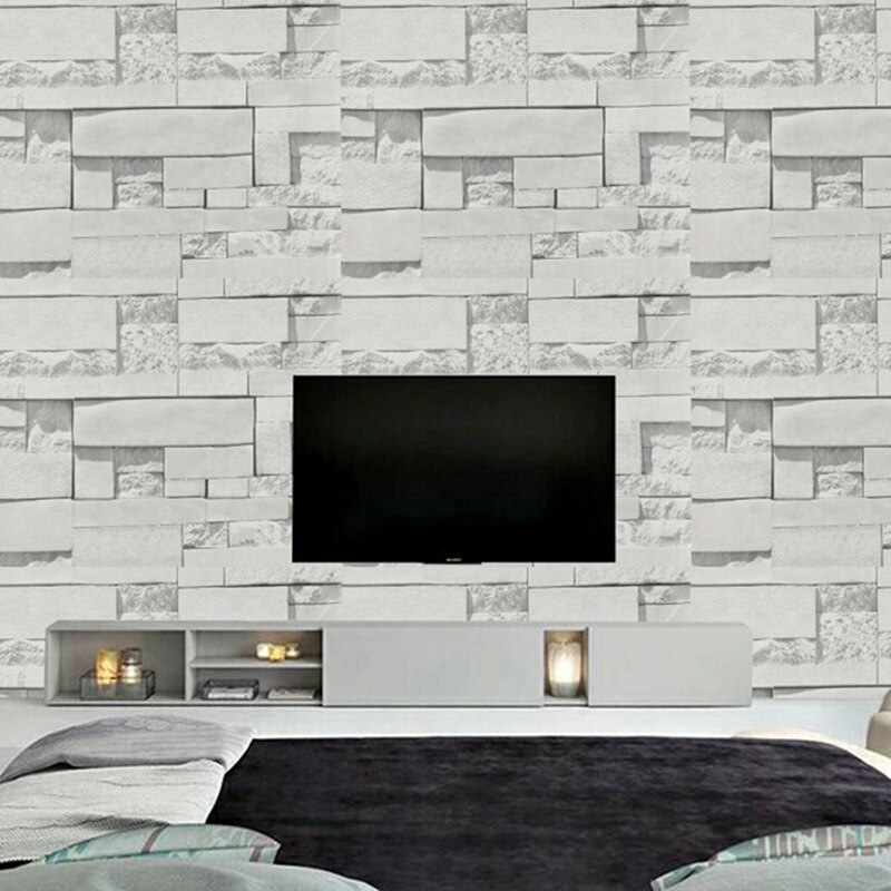 Steen Baksteen Panel Muur Sticker Home Decor Woonkamer Behang Voor Kinderen Kamers Zelfklevende Diy Art Mural