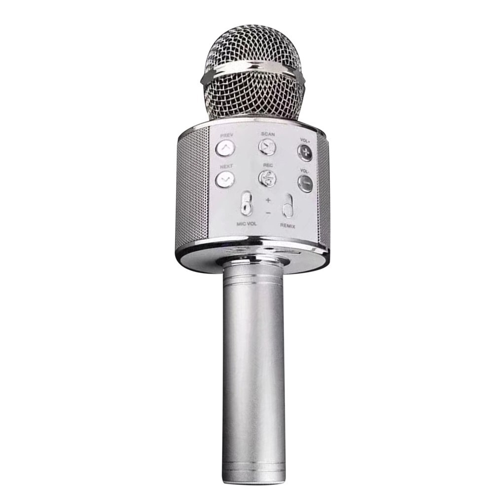 Bluetooth karaoke mikrofon trådløs mikrofon professiona højttaler håndholdt mikrofonafspiller synger optager mikrofon: Flis