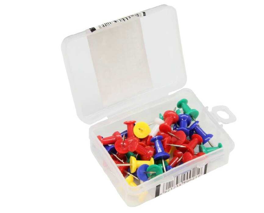 (25 pièces/boîte) multicolore épingles punaise américaine copie punaise