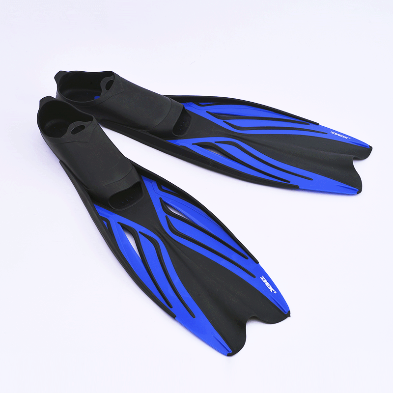 Duiken Vinnen Zwemmen Gratis Duiken Lange Vinnen Siliconen Flippers Snorkeluitrusting: Sapphire / M(39-40)