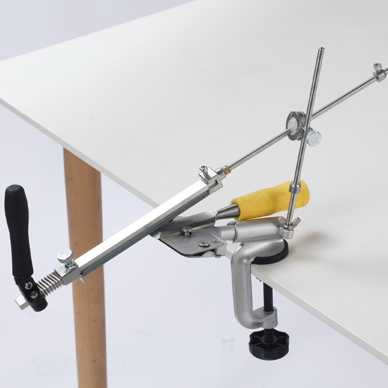 Fixed Angle Knife Sharpener Aluminum Alloy Knife Sharpener System 360 Degree Flip Sharpening Tool Grinding Tools