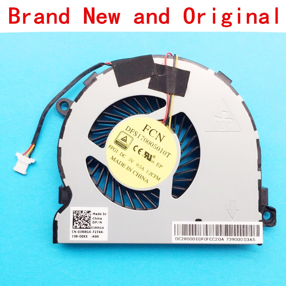 laptop CPU cooling fan Cooler radiator for Dell inspiron 15-3567 15 3567 DC28000EDR0 ARX FN0570-A1033L2AL