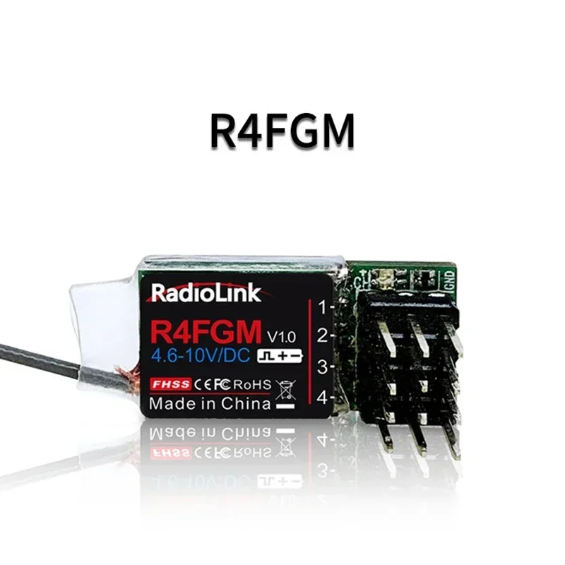 Radiolink R4FGM R6F R6FG R7FG R8EF R8FM R8FG R12F R16F 2.4G Receiver for RC RC8X RC6GS RC4GS T8FB T8S T12D T16D Transmitter: Red