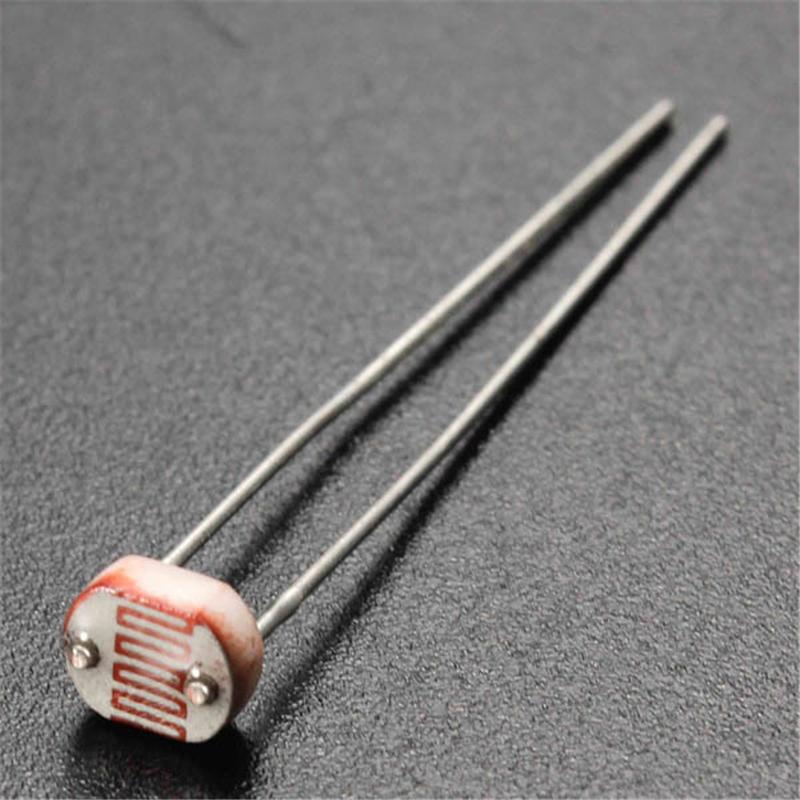 10 Pcs 5 Mm Light Dependent Resistor Photoresistor GL5528 Ldr Accessoire