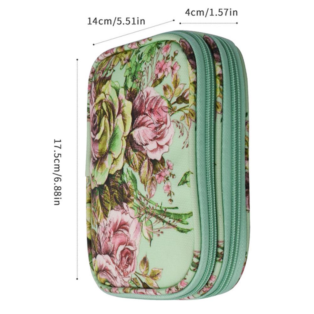 Portable Knitting Bag Wool Yarn Crochet Hooks Storage Bags Sewing Needles Organizer Sewing Knitting Storage Bag Pouch: Bronze