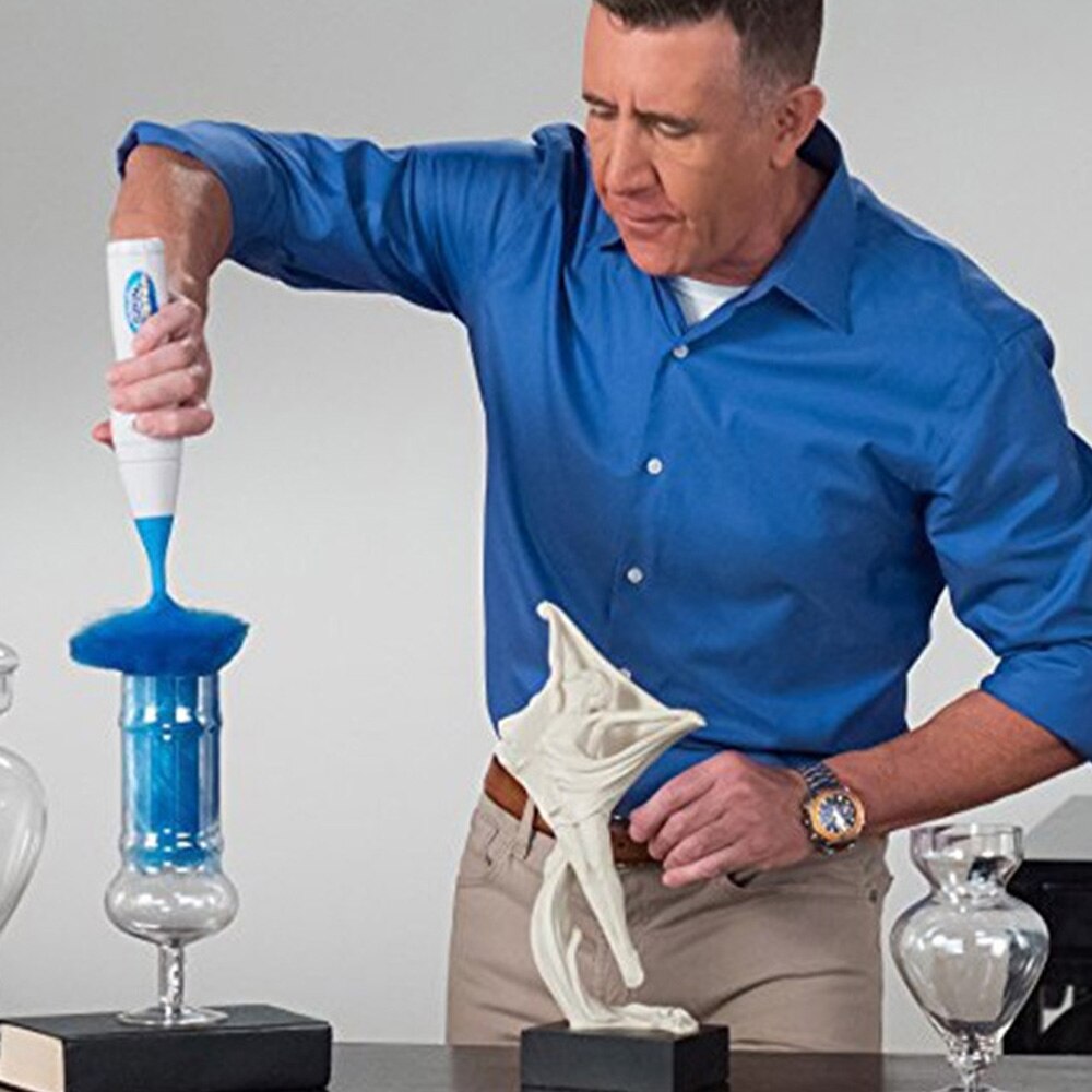 Electric Duster Tool 360 Degree Electric Rotary Electrostatic Adsorption Duster With Large Handle Home Cleaning