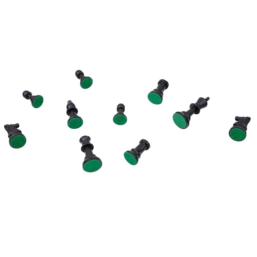 32Pcs/Set Black &amp; White Plastic Medieval Chess Pieces Game Chessmen 65/75/95mm: Blue