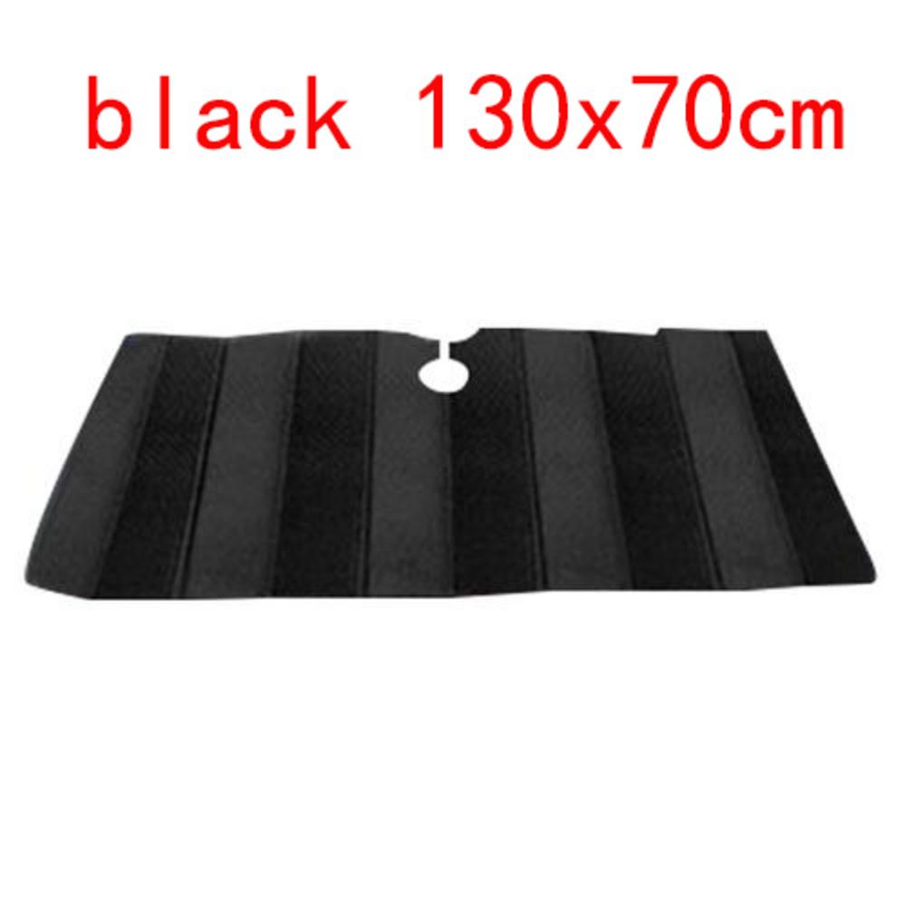 Przednia szyba odcień lekka folia aluminiowa akordeon składany automatyczny osłona przeciwsłoneczna bloki promienie UV osłona przeciwsłoneczna osłona wnętrza samochodu: czarny 130x70cm