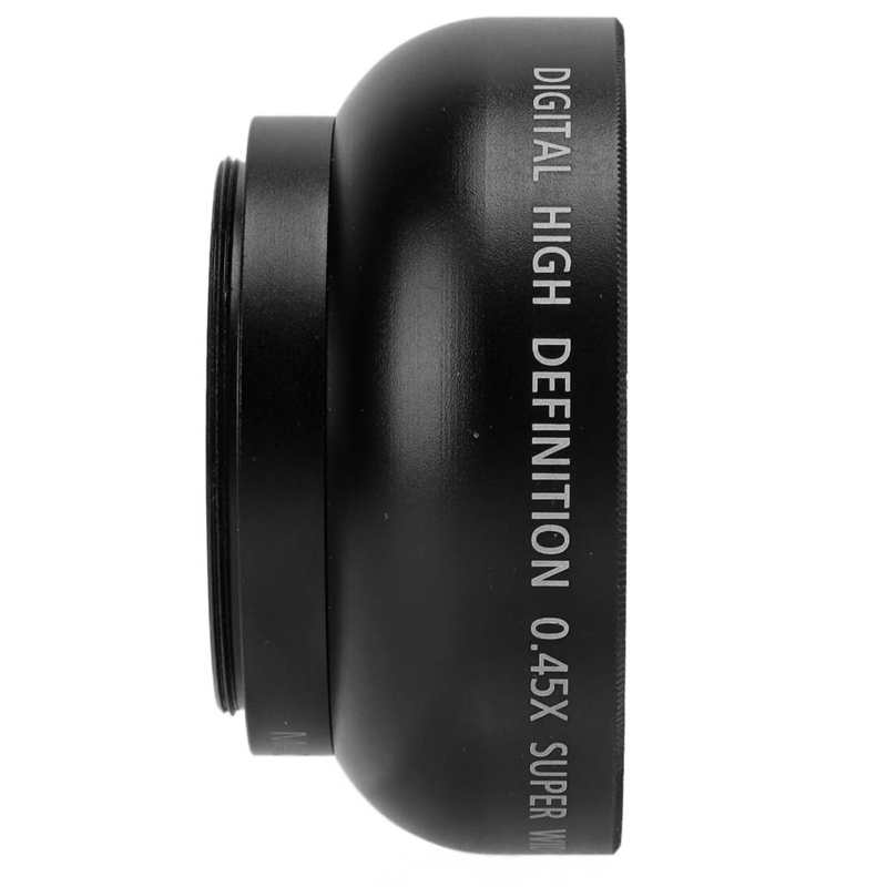43mm 0.45X Wide Angle Lens Alloy and Optical Glass for 43MM Filter Aperture Camera Lenses