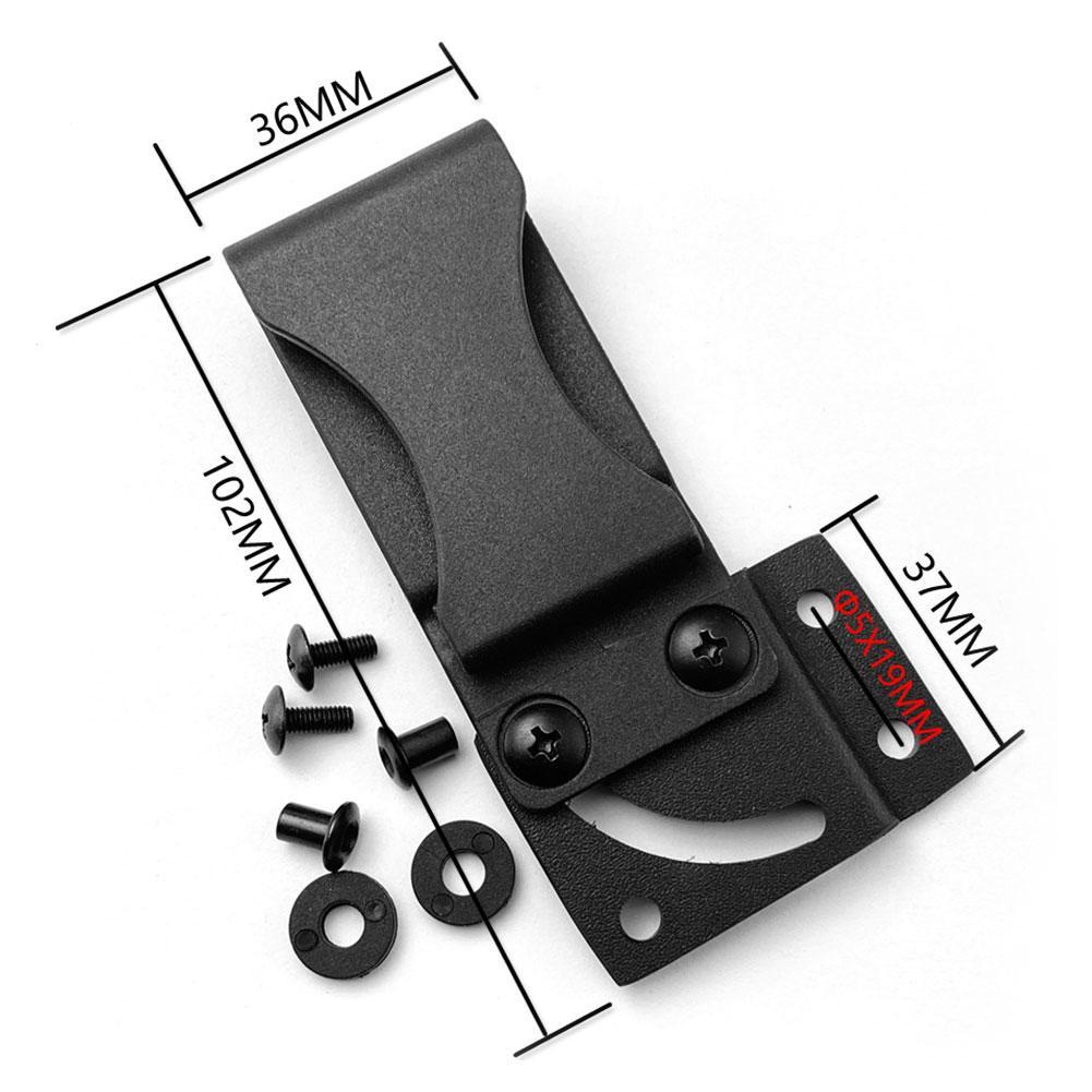 Rotating Belt Clip K Sheath Back Clip Scabbard Making Accessories Waist Clip DIY Plastic Universal Scabbard Metalworking