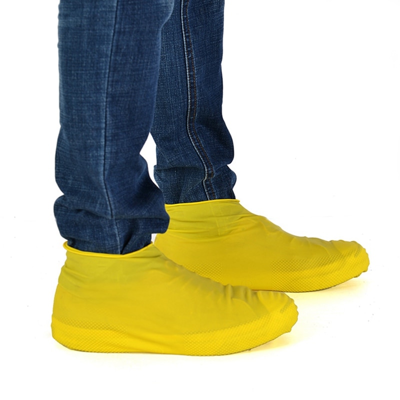 missil Duplikering Modtagelig for Genanvendelige silikone sko dække regnvejr dag sko dækker vandtæt  beskyttende udendørs overtrækssko latex boot cover covers protector –  Grandado