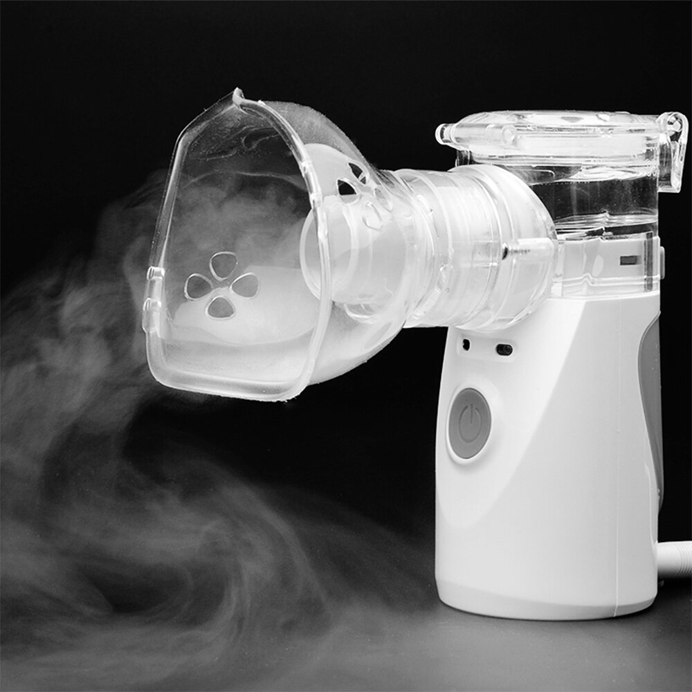 Handheld Humidifier Glass Cleaner Ultrasonic Atomizer Microporous Particle Sprayer USB/Battery Dual Power Essential Oil Diffuser