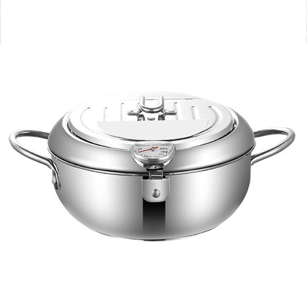 Ustensiles de cuisine marmite Maifan pierre Tempura Frter poêle frite poulet marmite outils de cuisson cuisine cuisinière ustensile poêle à frire: Default Title