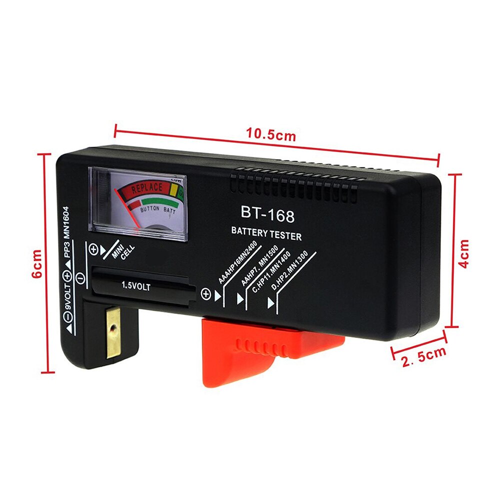Digital Battery Capacity Tester, Voltage Tester for Battery Capacity Controller Tester with LCD for LiPo LiFe Li-Ion NiCd NiMH