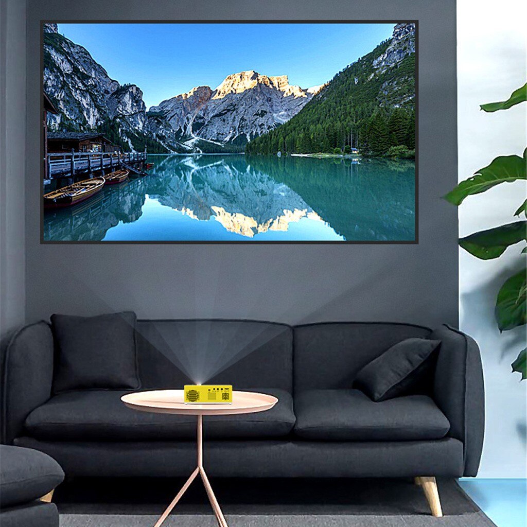 Mini Handheld LED Projector Home Theater&Gaming For iPhone Android Smartphone Outdoor Portable Mini Projector AU/EU/UK Plug