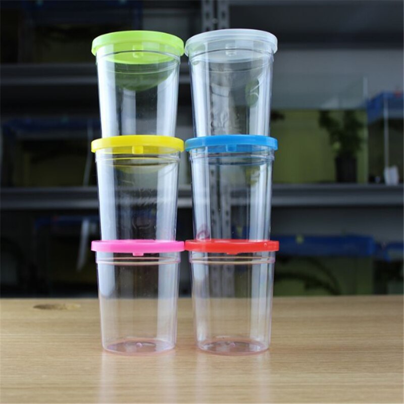 HONGYI thickened betta fish cup betta fish box fish aquarium jellyfish cup reptile cup high transparency