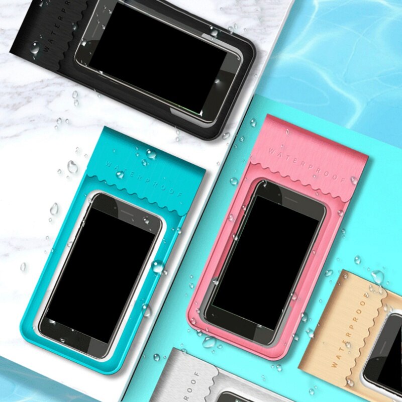 TPU Waterdichte Mobiele Telefoon Zak Touchscreen Zwemmen Tas Telefoon Case Gsm Pouch Houder Voor Duiken Surfen Water Sport
