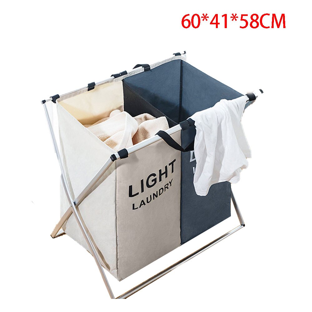3/2/1 Foldable Girds Laundry Basket Oxford Cloth Dirty Clothes Storage Organizer Laundry Hamper Sorter Washing Laundry Basket