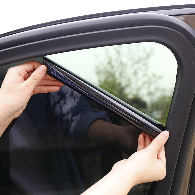 DIY Car Styling Black PVC Car Side Window Sunshades Electrostatic Sticker Sunscreen Film Stickers Cover Automobiles Accessories