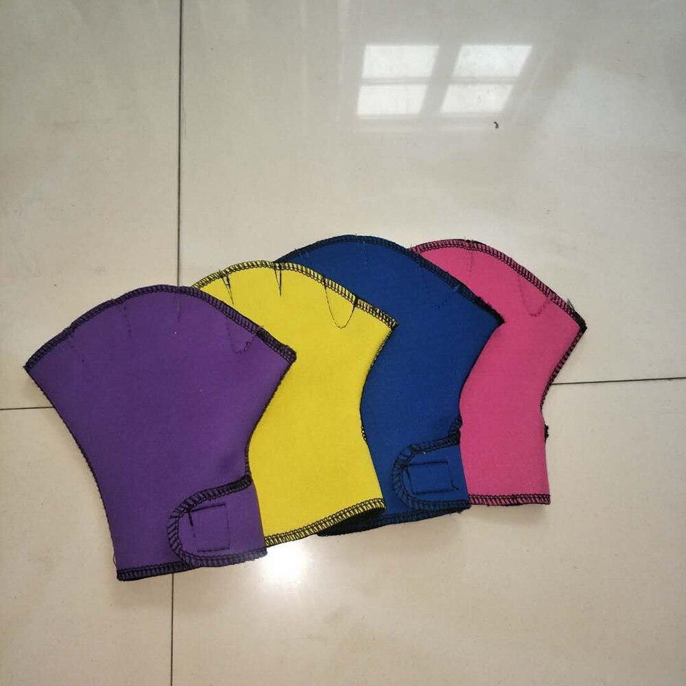 2Stck Schwimmen Handschuhe Aquatische Wasser Aqua Schwimmhäuten Neopren Ausbildung Surfen Handschuhe freundlicher Erwachsene Hand Paddel Flossen Handschuhe