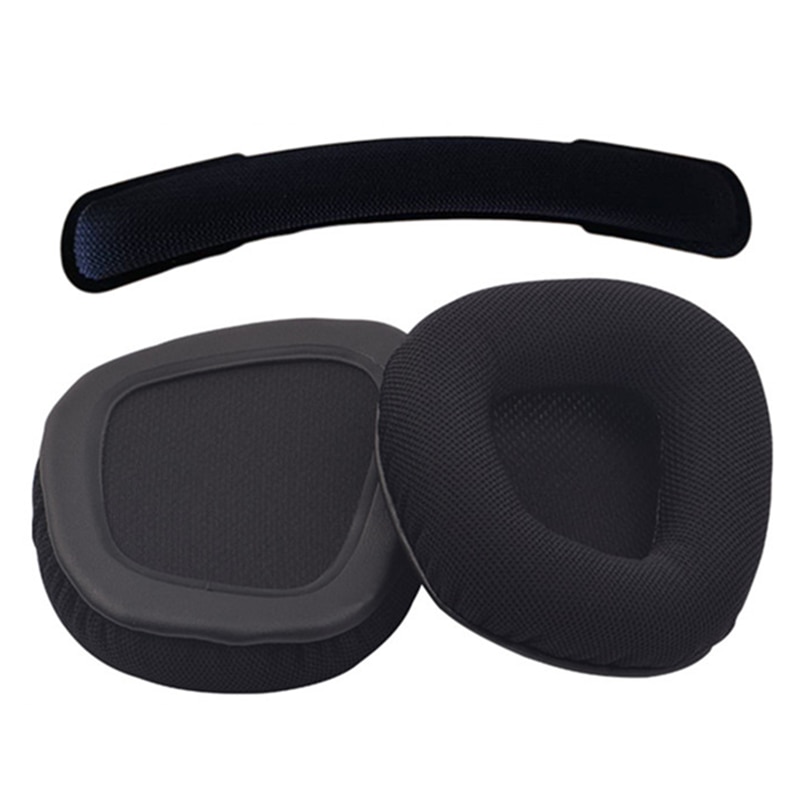 Protein-Ohrpolster für Corsair Void PRO RGB 7.1 Gaming Headset Ersatz-Kopfhörer Memory Foam Ersatz-Ohrpolster Schaumstoff-Ohrpolster