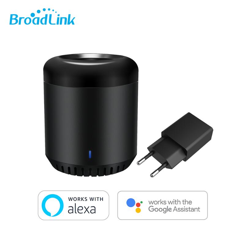 Broadlink rm rm mini 3 fjernbetjening til smart home-løsning wifi ir remote support google home og alexa: Med eu-adapter
