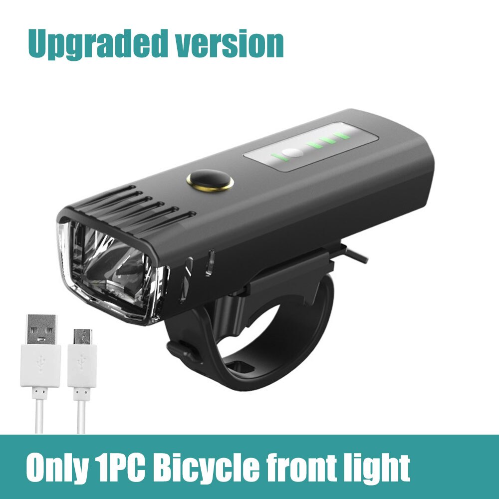 Lism smart induktion cykel framljus usb led strålkastare antireflex ipx 5 4 lägen cykellampa 1500 mah ficklampa för cykel: Uppgraderad -1pc