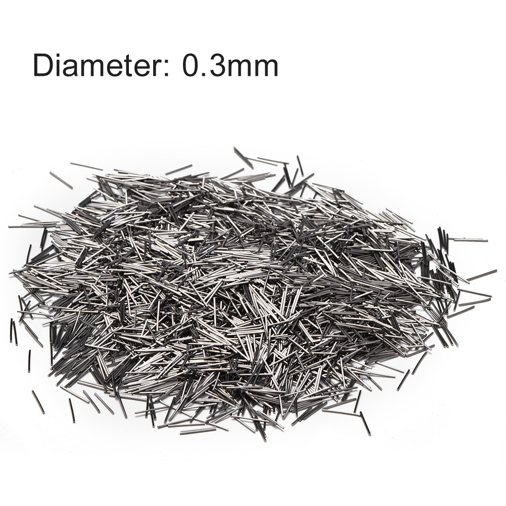 0.3mm 100g Stainless Steel Polishing Pins Jewelry Polishers Finishing Media Pins Magnetic Pins Rotary Tumbler Accessories Kit