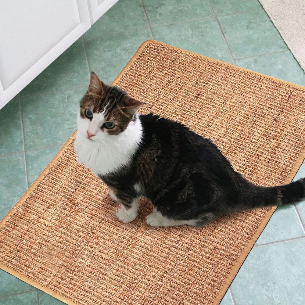 Natural Sisal Cat Scratching Mat Scratch Pad Cat Grinding Claws Protecting Furniture Ship From Russain