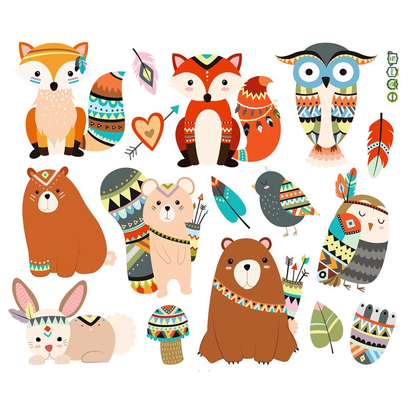 Éléphant lune étoiles doux rêve Stickers muraux pour enfants chambre décor à la maison fille chambre autocollants décoratifs bébé chambre décalcomanie autocollants: D982