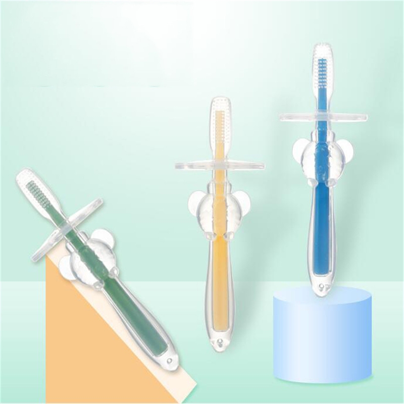 1PC Kids Soft Silicone Training Toothbrush Baby Children Dental Oral Care Tooth Brush Tool Baby Kid Tooth Brush Baby Items