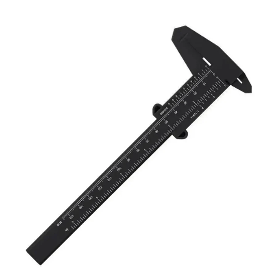Plastic Caliper Pachometer Digital Caliper Electronic Ruler Vernier Digital Caliber Measuring Tool Digital Calibrator Micrometer: black
