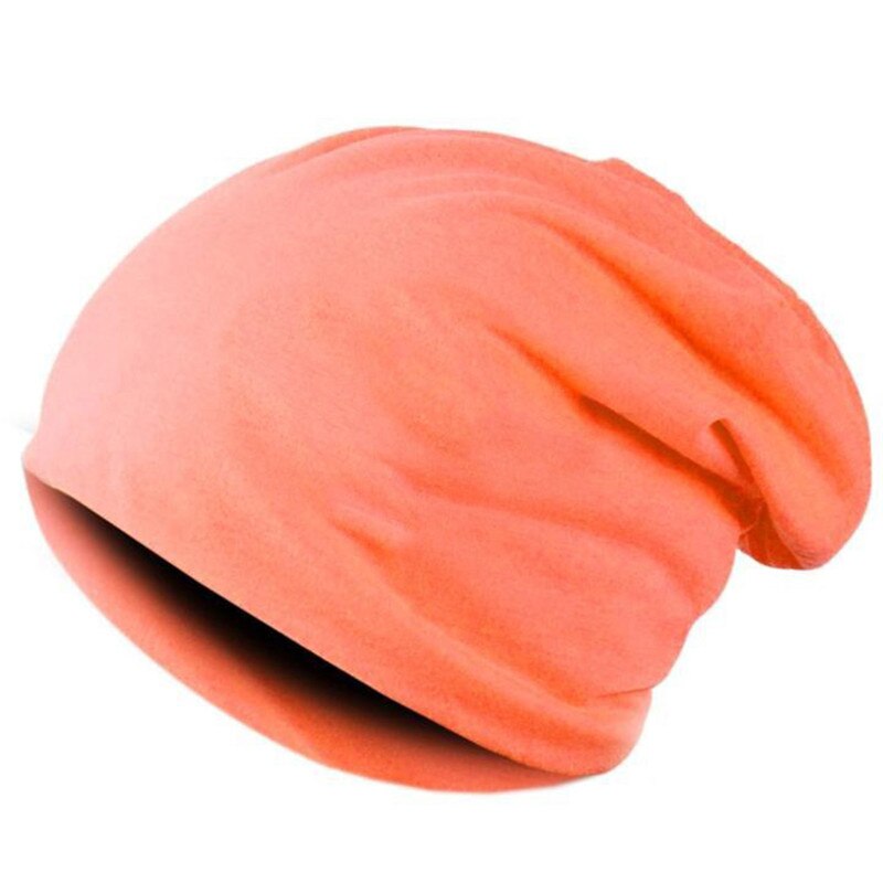 Herbst Und Winter Hüte Für Frauen Solide Damen Dünne Hütte Skullies Und Beanies Männer Hütte unisex: Orange