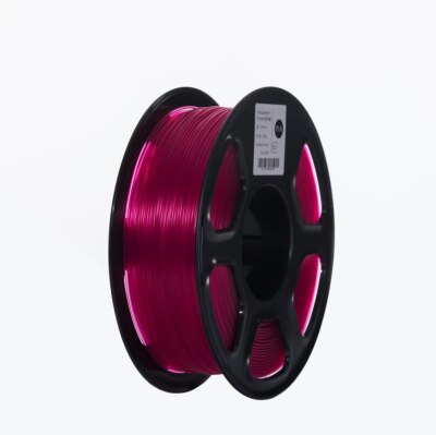 3D Drucker Filament PLA Filament 1,75mm 1KG Toleranz +/-0,02mm Transparent Rot Blau Grün Kunststoff material für 3D Drucker: Transparent Purple