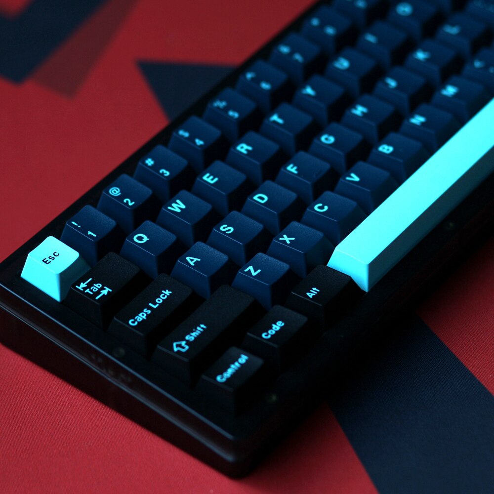 GMK Copy Monster/ Botanical/Blue Samurai 173 Key DOUBLE SHOT Cherry Profile Keycap For Mechanical Gaming Keyboard GMMK Pro