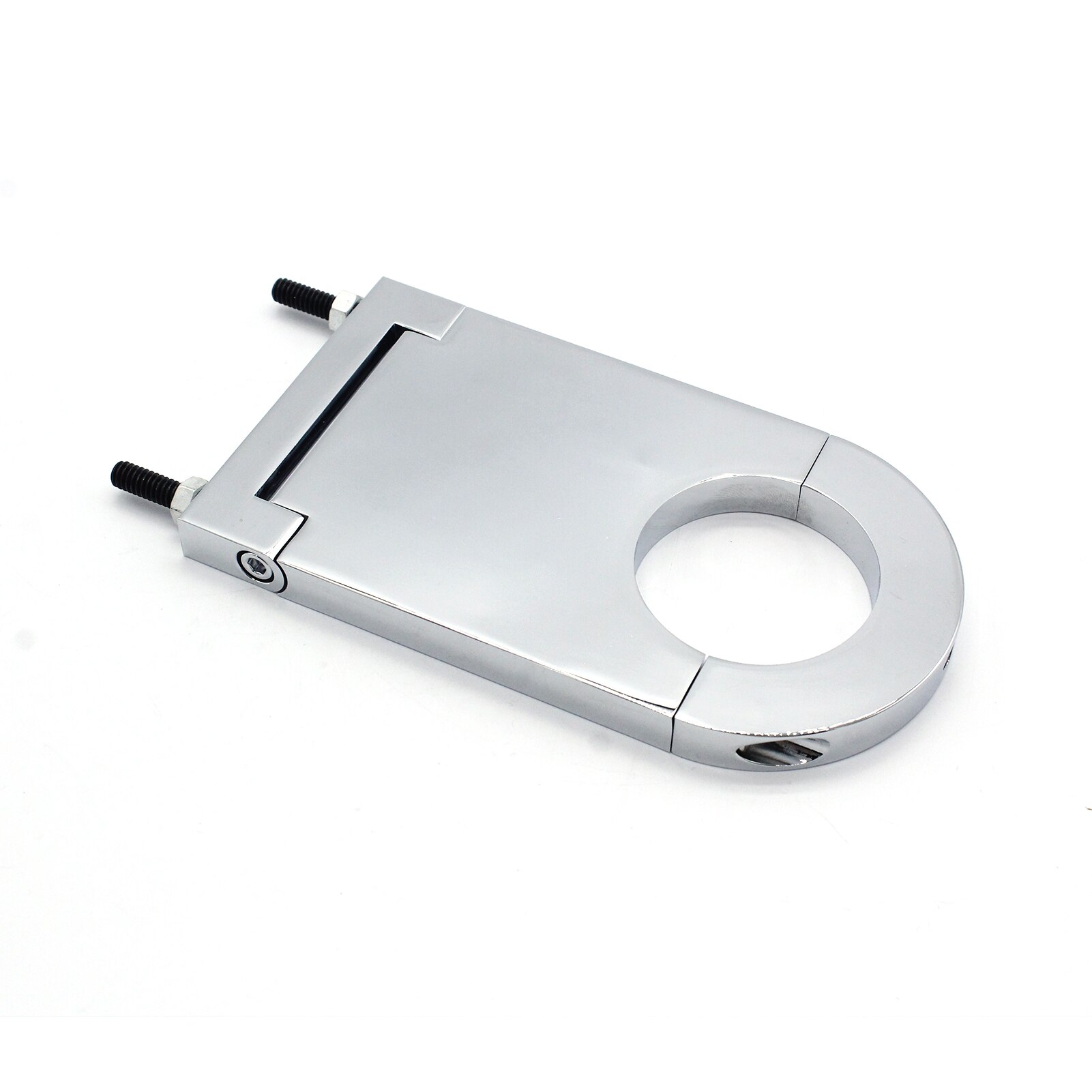 Universal Chrome Aluminum 4 1/2'' Steering Column Replacement For 2” Columns SBC BBC 350 Car Accessories