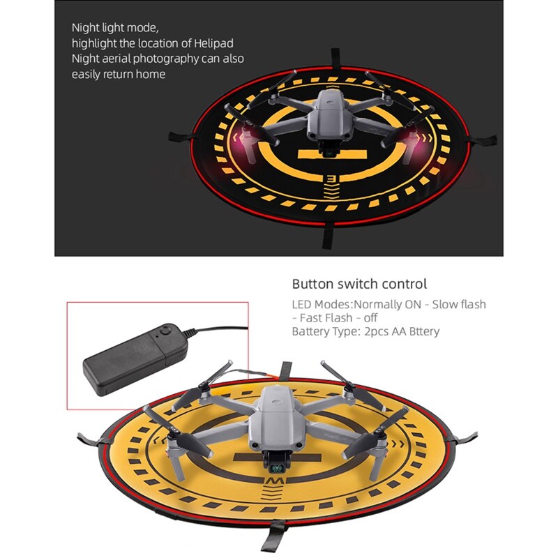 Stacked Helipad Landing Pad with LED Lighting for ... – Grandado