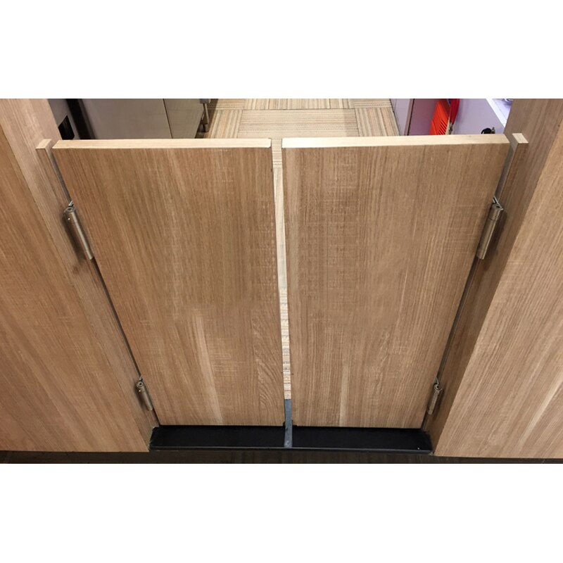 2 Pcs Stainless Steel Double Action Spring Door Hinge Durable for Cafe Bar Saloon In Stock