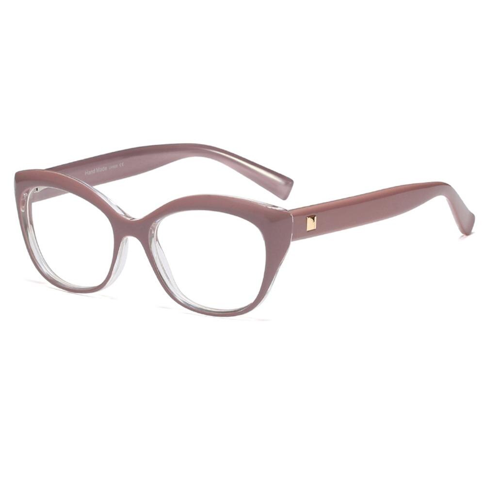 Belmon Cat Eye Spectacle Frame Women Eyeglasses Computer Prescription Optical For Female Eyewear Clear Lens Glasses Frame 95154: 95154 Purple
