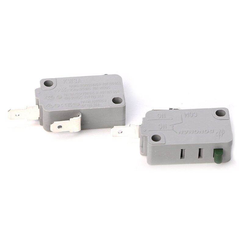 2Pcs KW3A Microwave Oven Door Micro Switch 125V/250V 16A Normally Open Switch