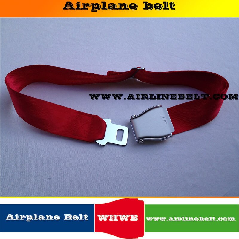 48mm breedte classic branding vliegtuigen gespen seat hand naaien riem mannen mode riem gewaardeerde gratis verwijderbare gesp: red belt