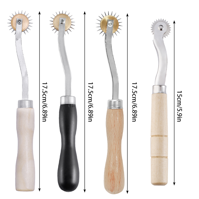 RORGETO Spacing Wheel Tracing Wheel Leather Stitch Spacing Wheel Stitch Marking Spacer for DIY Leather Crafts