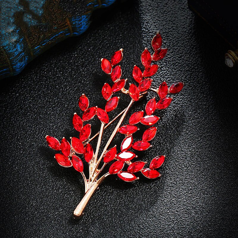Koreaanse Stijl Stijl Veelzijdige Crystal Tarwe Broche Vrouwen Mode Corsage Broche Kleding Ornament